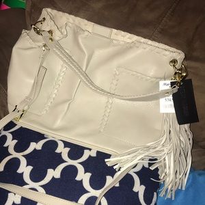 White Steve Madden cross body /shoulder bag